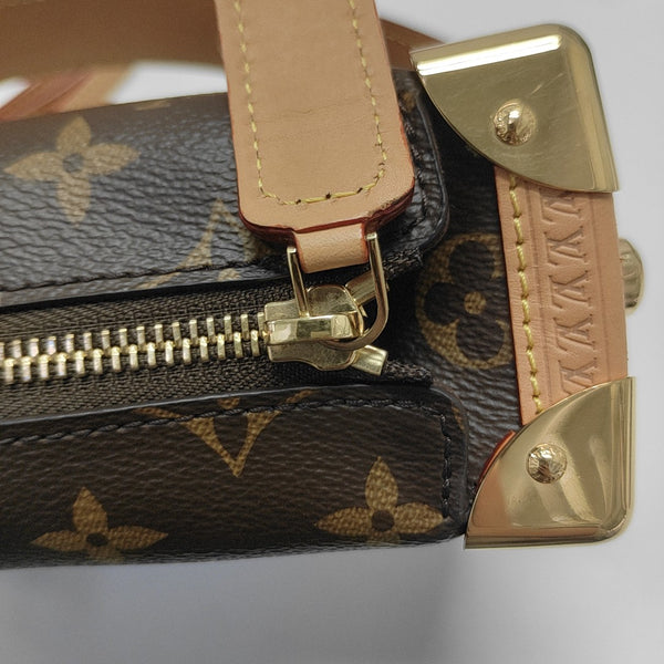 SIDE TRUNK PM Monogram Coated Canvas Brown