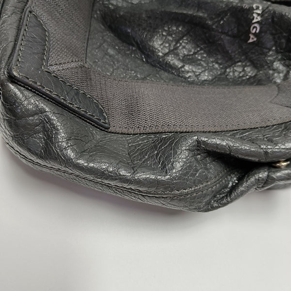 Navy XS Lambskin Gray
