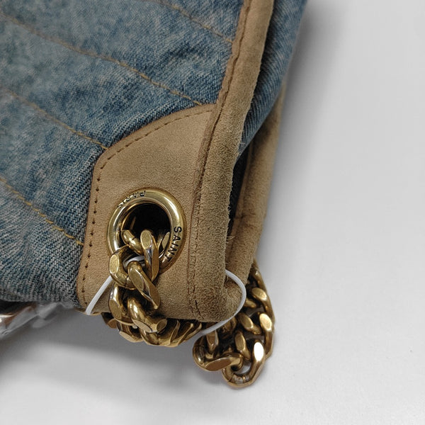 NIKI Medium Chevron Denim Blue