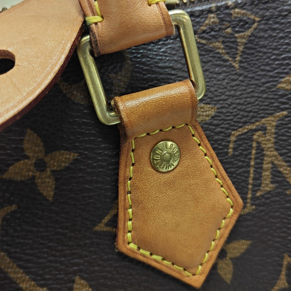 SPEEDY 25 Monogram Coated Canvas Brown