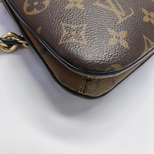 TWINNY Monogram Coated Canvas Brown