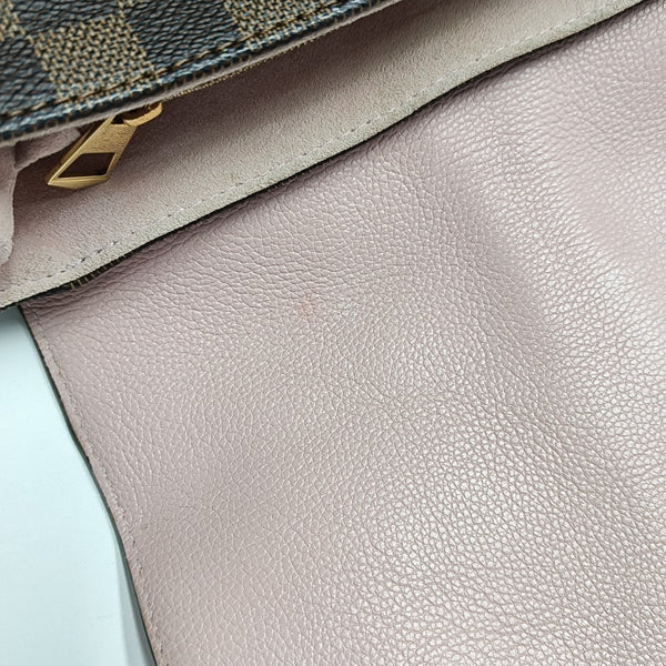 CLAPTON PM Damier Coated Canvas Pink