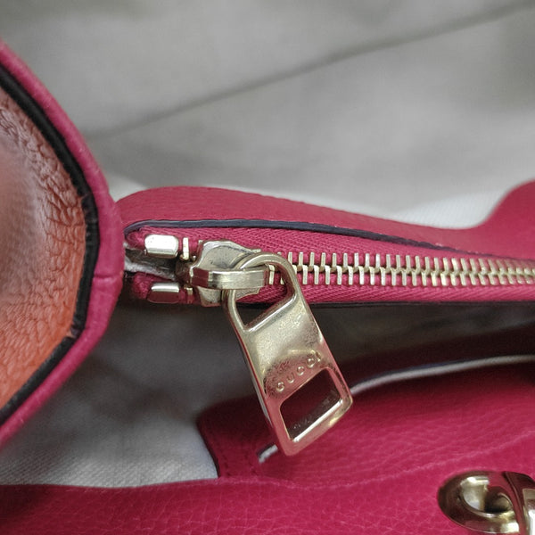 Bamboo 1947 Medium Calfskin Red