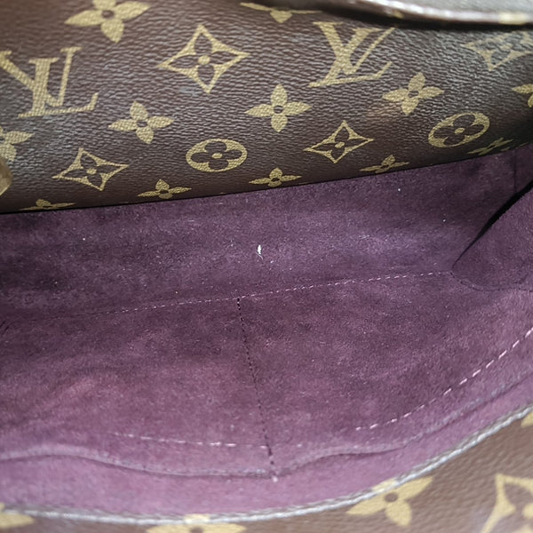 MONTAIGNE Monogram Coated Canvas Brown
