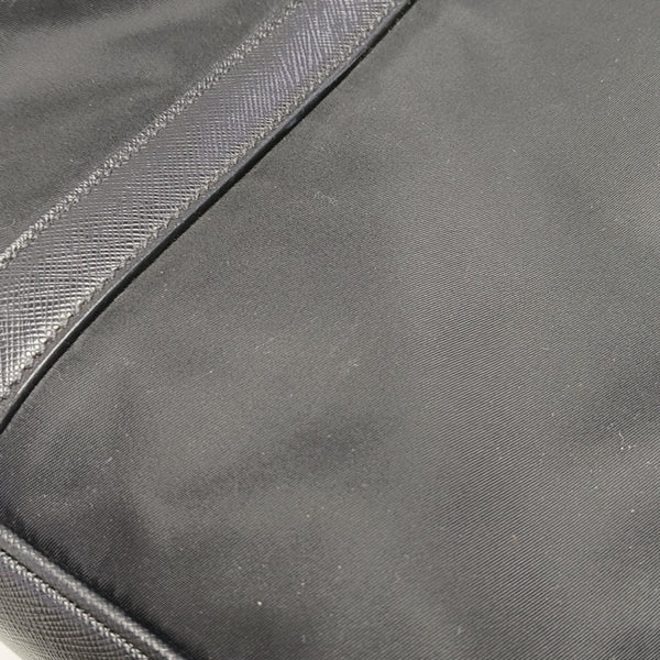 Nylon Top Handle Bag Black