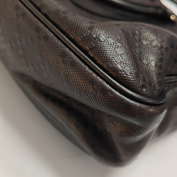Calfskin Shoulder Bag Brown