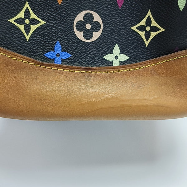 LV × TM BEVERLY GM Monogram Coated Canvas Black