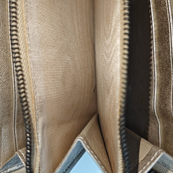 Calfskin Wallet Beige