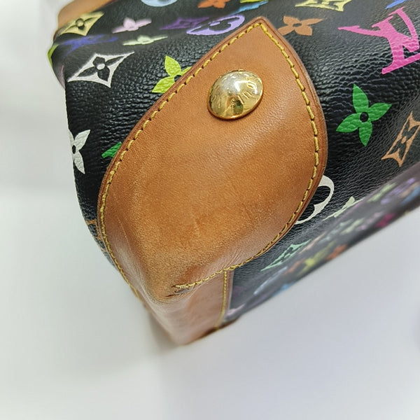 LV × TM URSULA Monogram Coated Canvas Black