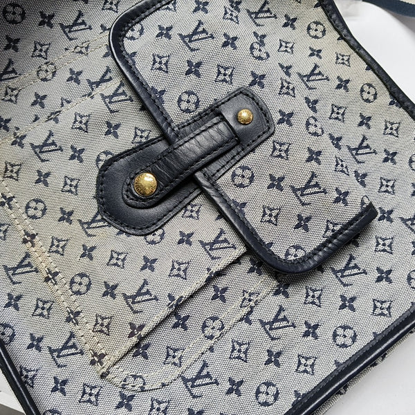 MARY KATE Monogram Canvas Gray