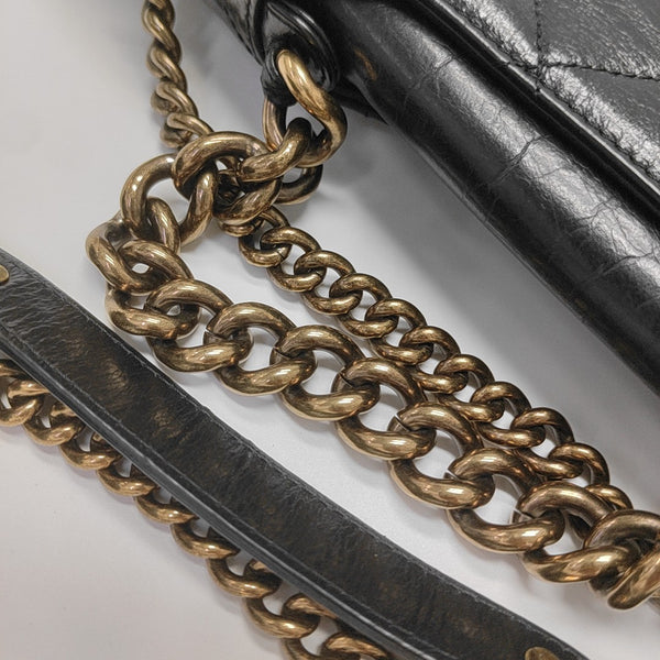 PREFECT EDGE Quilted Calfskin Black