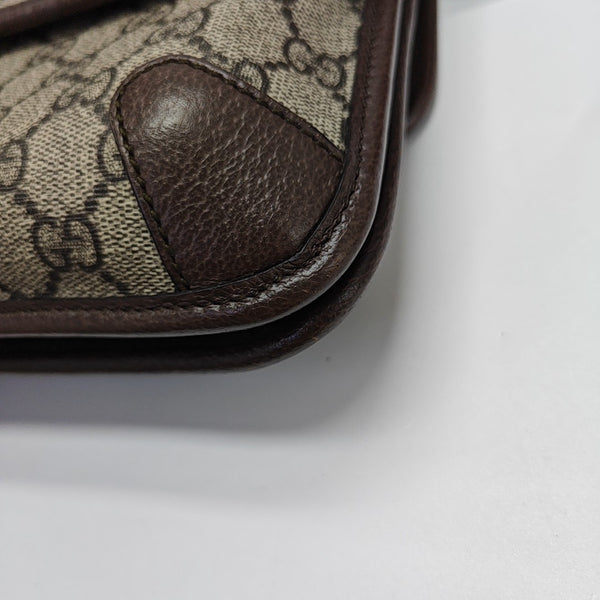 Neo Vintage Small Monogram Coated Canvas Beige