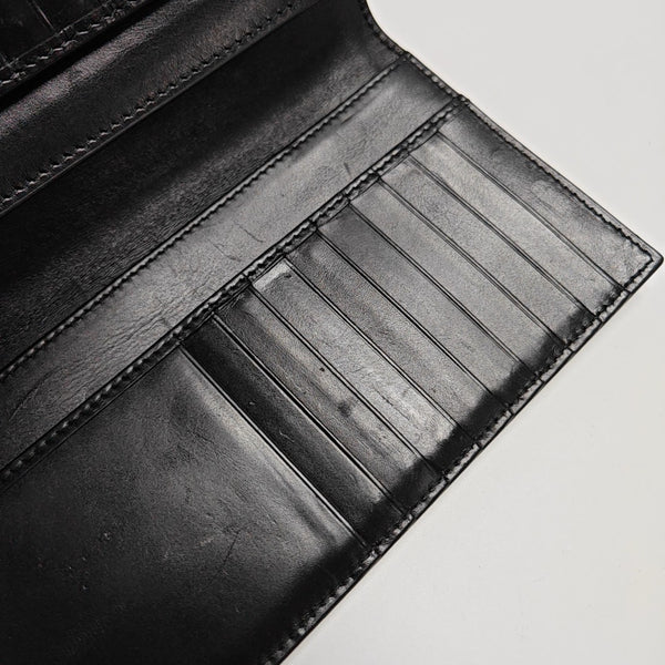 Calfskin Wallet Black