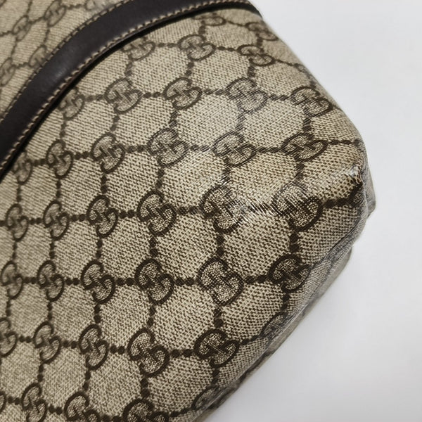 Monogram Coated Canvas Tote Bag Beige