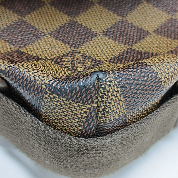 BROOKLYN PM Damier Ebene Coated Canvas Brown
