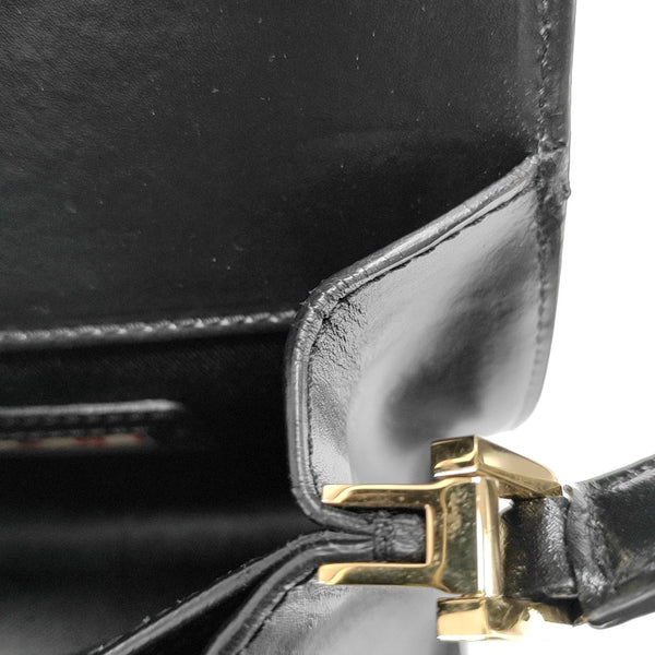 Calfskin Shoulder Bag Black