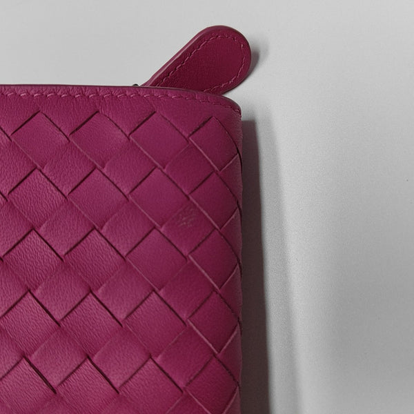 Lambskin Wallet Red