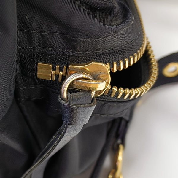 The Rucksack Large Nylon Black
