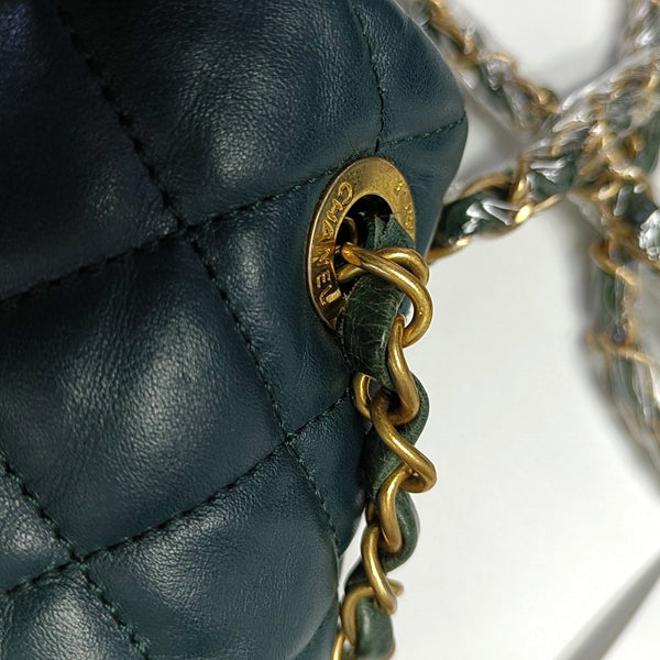 Quilted Calfskin Blue