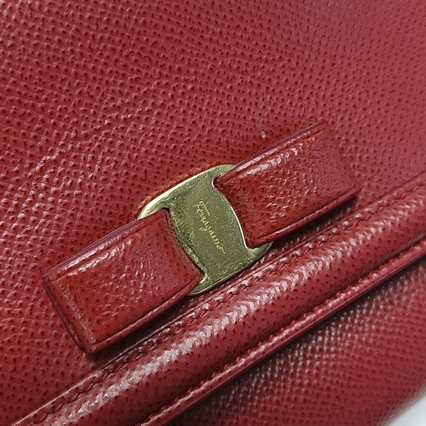 Ginny Mini Calfskin Red