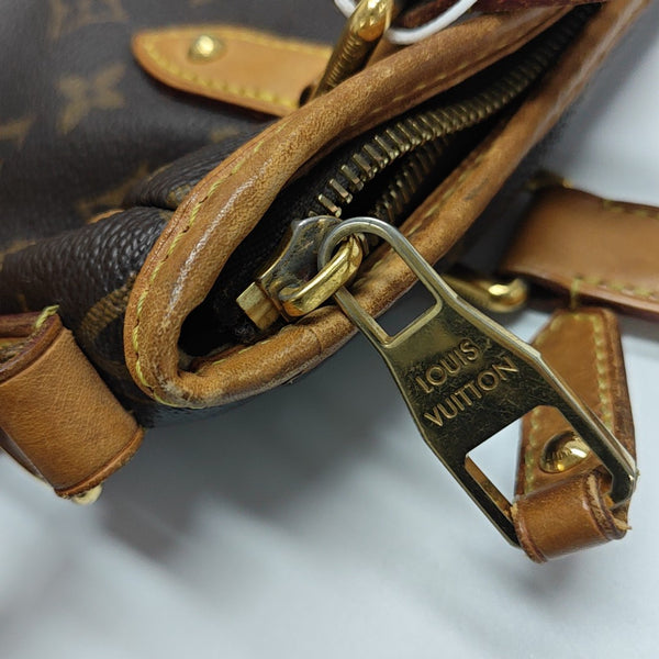 RETIRO GM Monogram Coated Canvas Brown