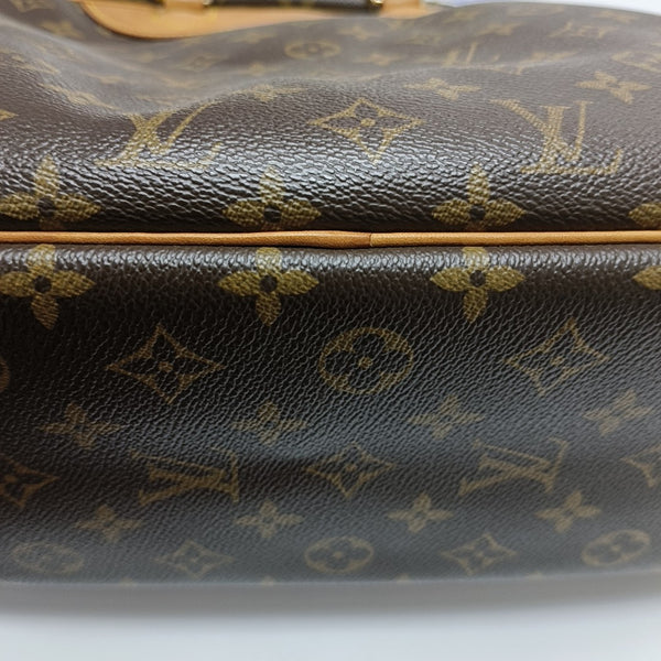 DEAUVILLE MM Monogram Coated Canvas Brown