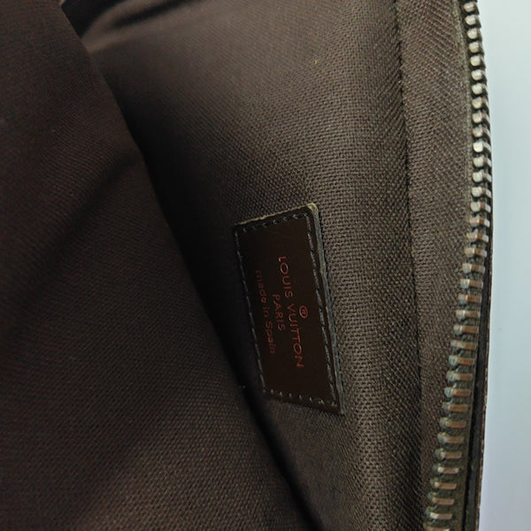 GÉRONIMOS Damier Ebene Coated Canvas Brown