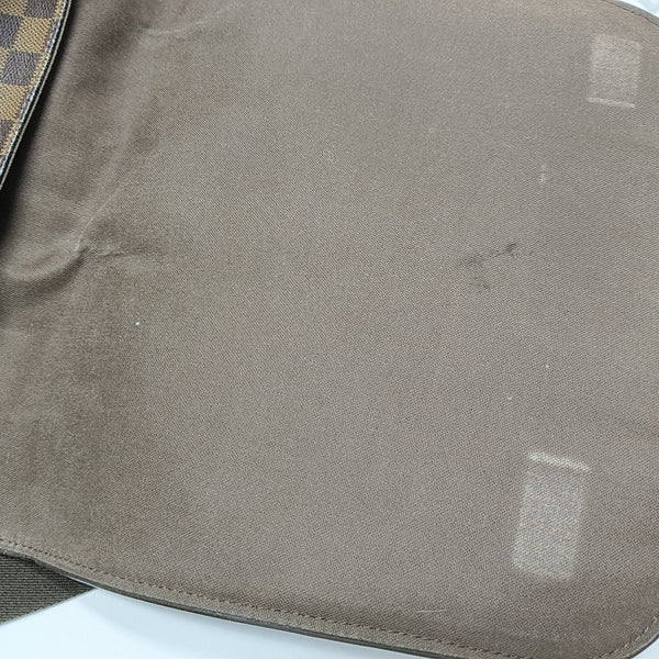 BROOKLYN Damier Ebene Coated Canvas Brown