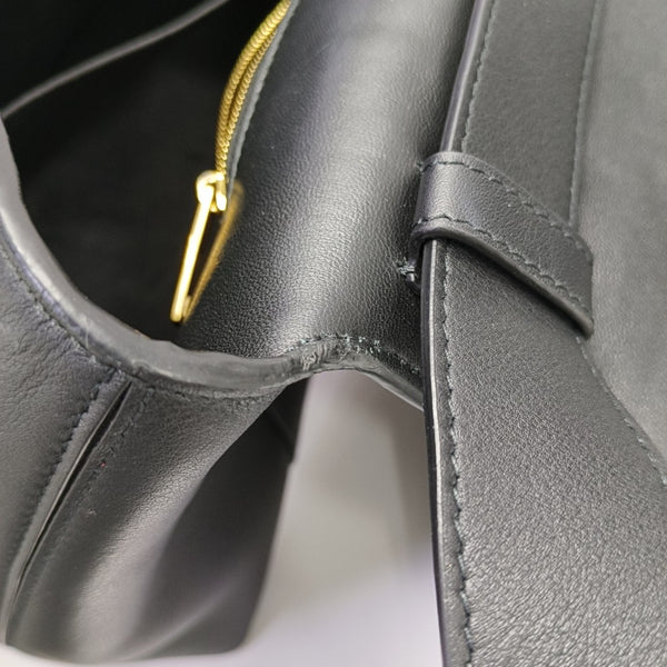 Downtown Medium Calfskin Black