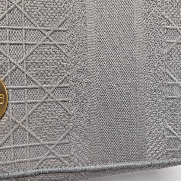 Lady D-Lite Cannage Canvas Gray