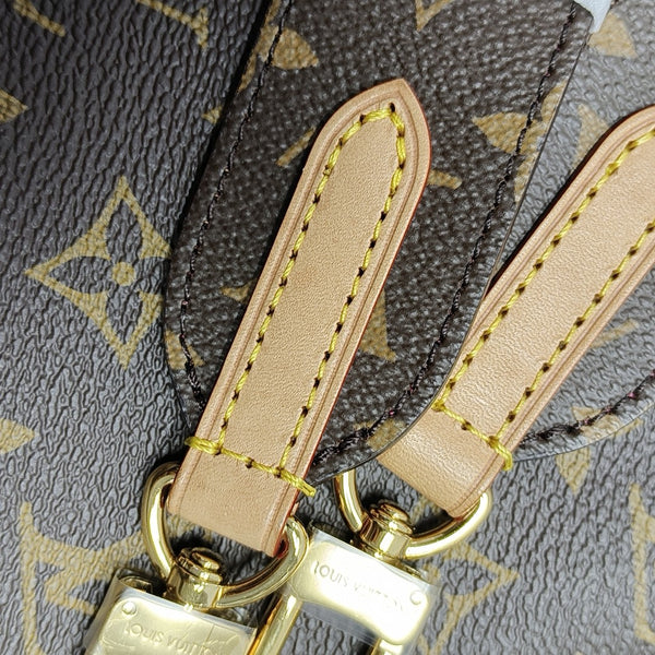 NEVERFULL INSIDE OUT MM Monogram Fabric Red