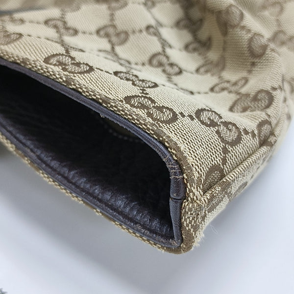 Monogram Canvas Tote Bag Beige