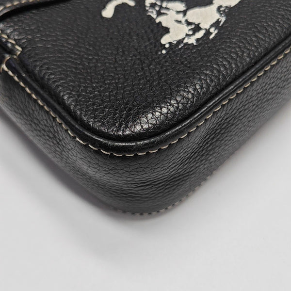 Dior And Daniel Arsham Calfskin Black