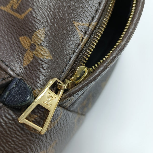 PALM SPRINGS Mini Monogram Coated Canvas Brown