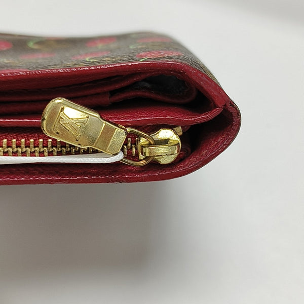 Monogram Coated Canvas Wallet Brown