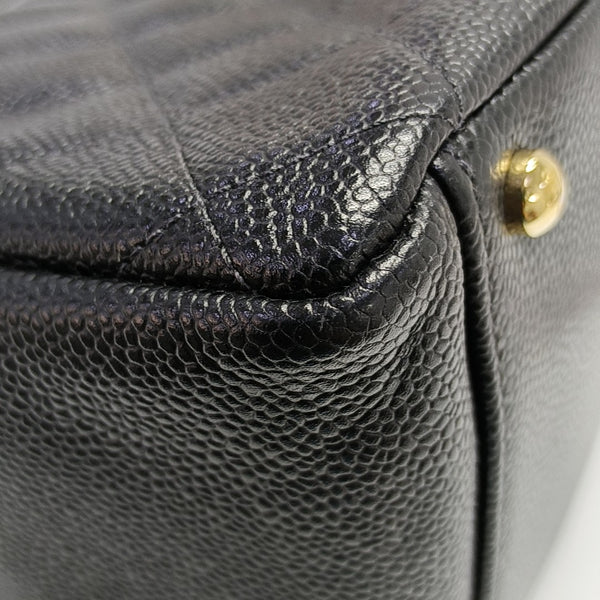 CHANEL PETITE Quilted Grained Calfskin Black