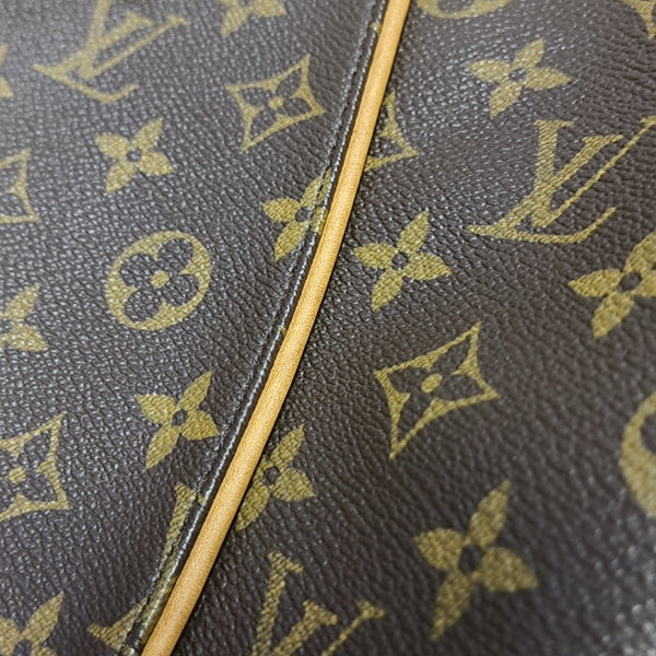 GALLIERA PM Monogram Coated Canvas Brown
