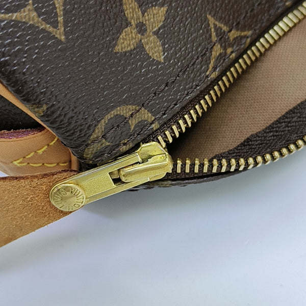 SPEEDY 35 Monogram Coated Canvas Brown