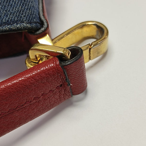 Denim Shoulder Bag Blue