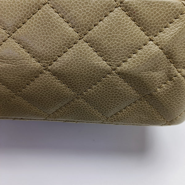 2.55 227 Quilted Grained Calfskin Beige