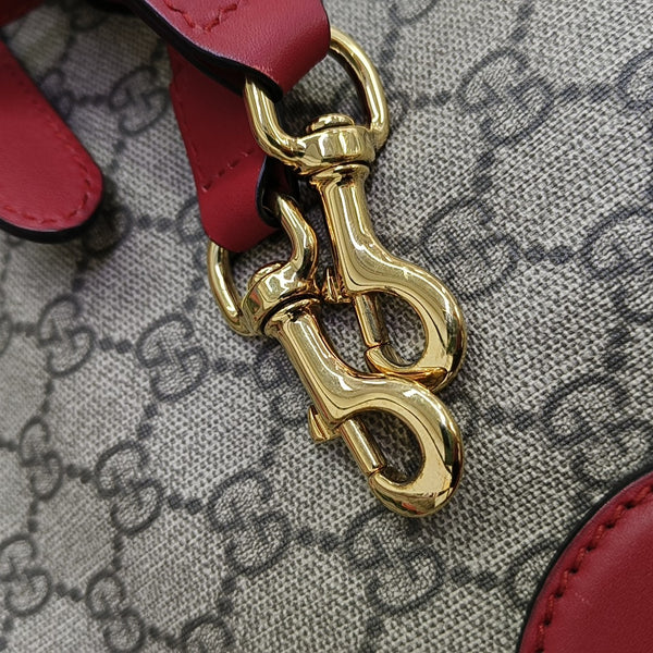 Monogram Coated Canvas Tote Bag Beige