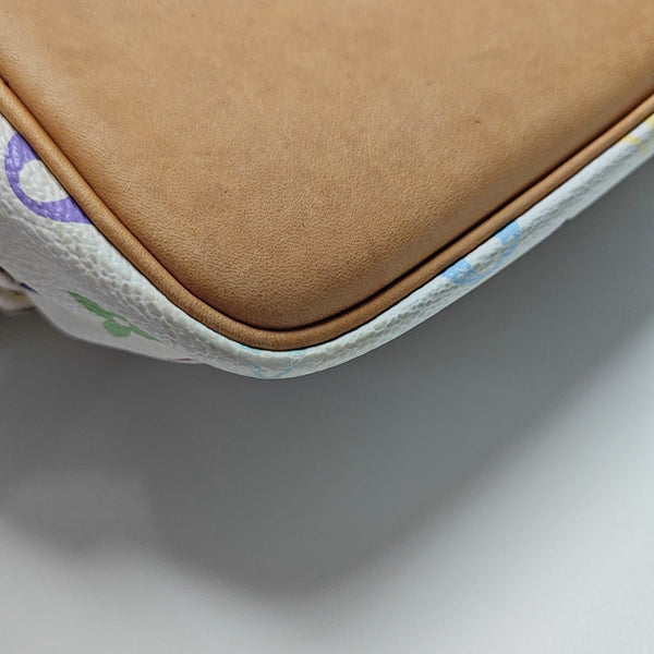 LV × TM NÉONOÉ MM Monogram Coated Canvas White