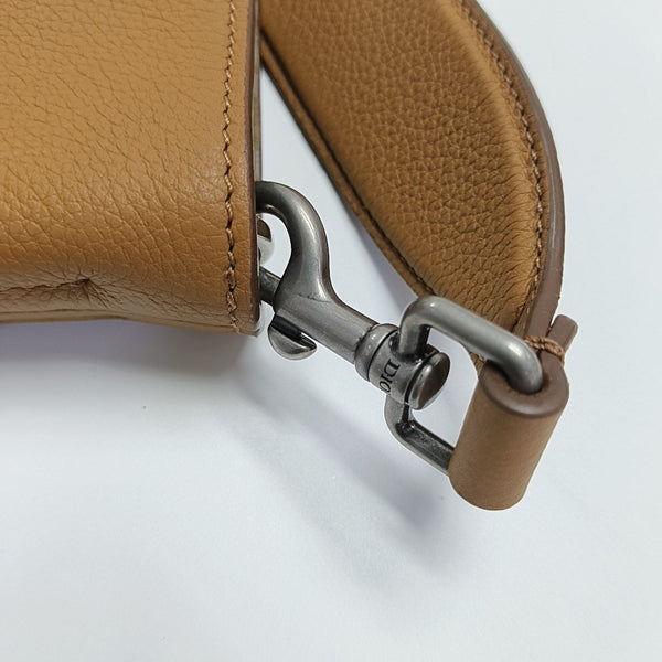 Calfskin Shoulder Bag Brown