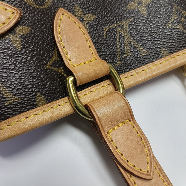 BATIGNOLLES MM Monogram Coated Canvas Brown