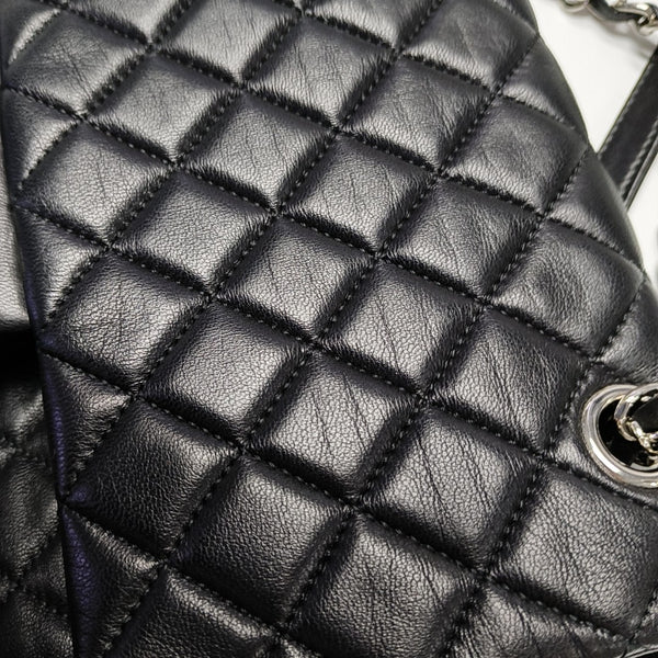 URBAN SPIRIT Quilted Lambskin Black