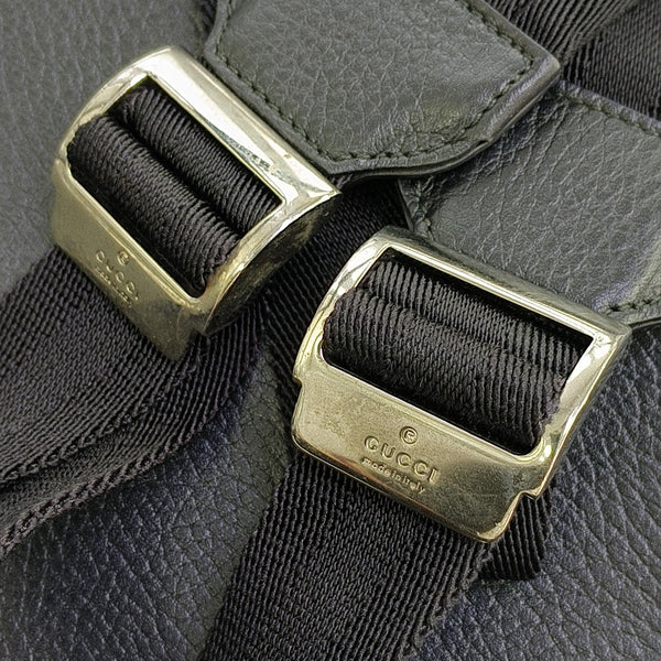 Monogram Canvas Backpack Black