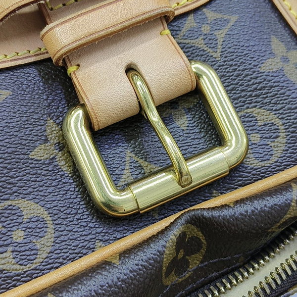 MANHATTAN GM Monogram Coated Canvas Brown