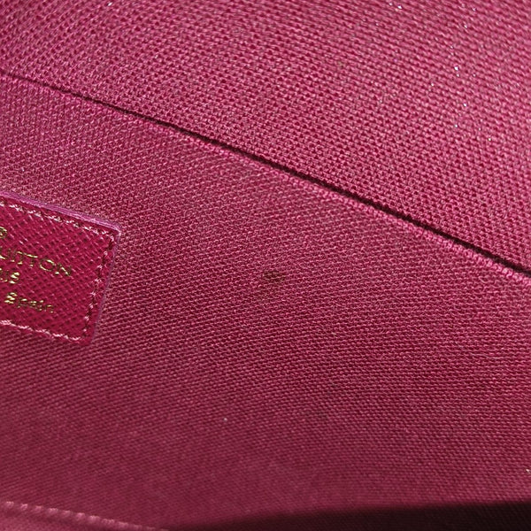 Authenticated pre-owned FÉLICIE Monogram Coated Canvas Brown - Shoulder Bag at Looply