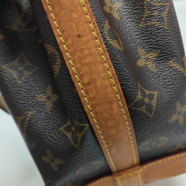 NOÉ BB Monogram Coated Canvas Brown