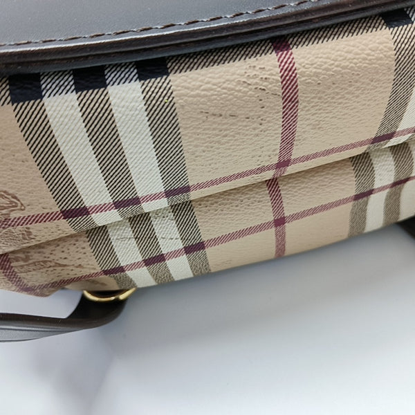 Calfskin Shoulder Bag Brown